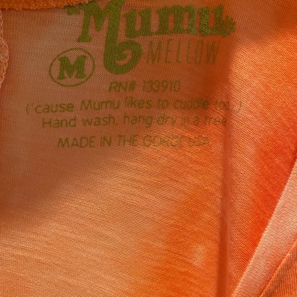 Show Me Your Mumu Orange and White tie dye dress - Picture 3 of 3
